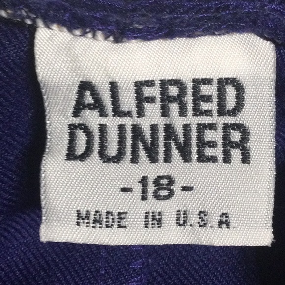 Alfred Dunner Women’s Navy Blue elastic Pants - Picture 4 of 15